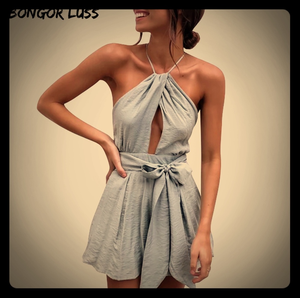 Lite gray Romper sz small